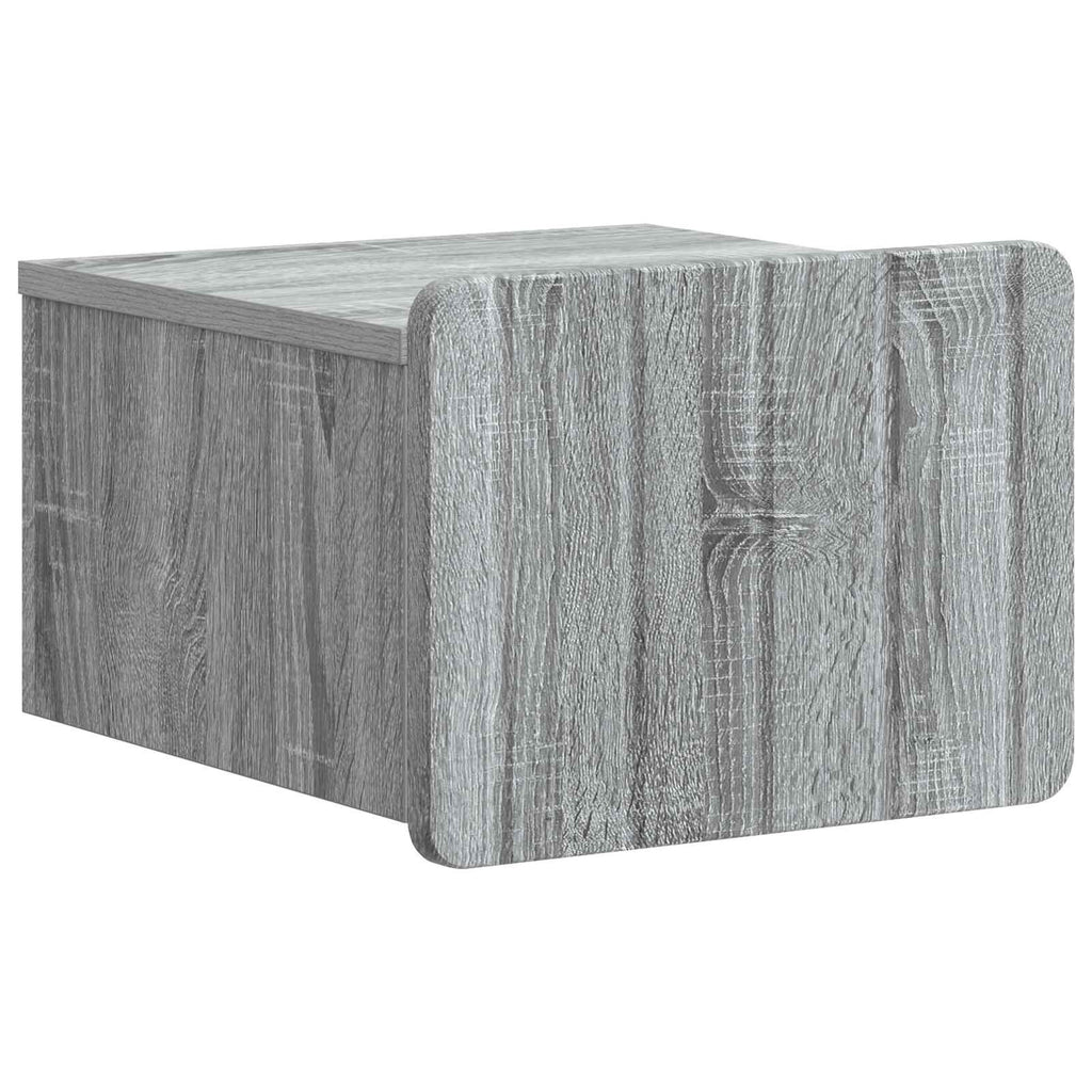 vidaXL Wisząca Szafka Nocna 2 pcs Szary Sonoma 33 x 34,5 x 24 cm
