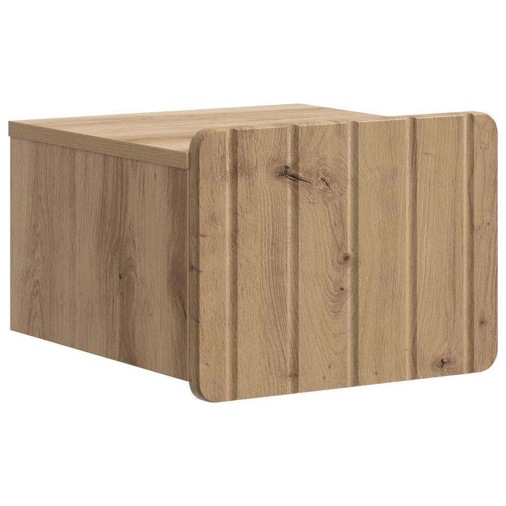 vidaXL Wisząca Szafka Nocna z szufladą Dąb artisan 33 x 34,5 x 24 cm