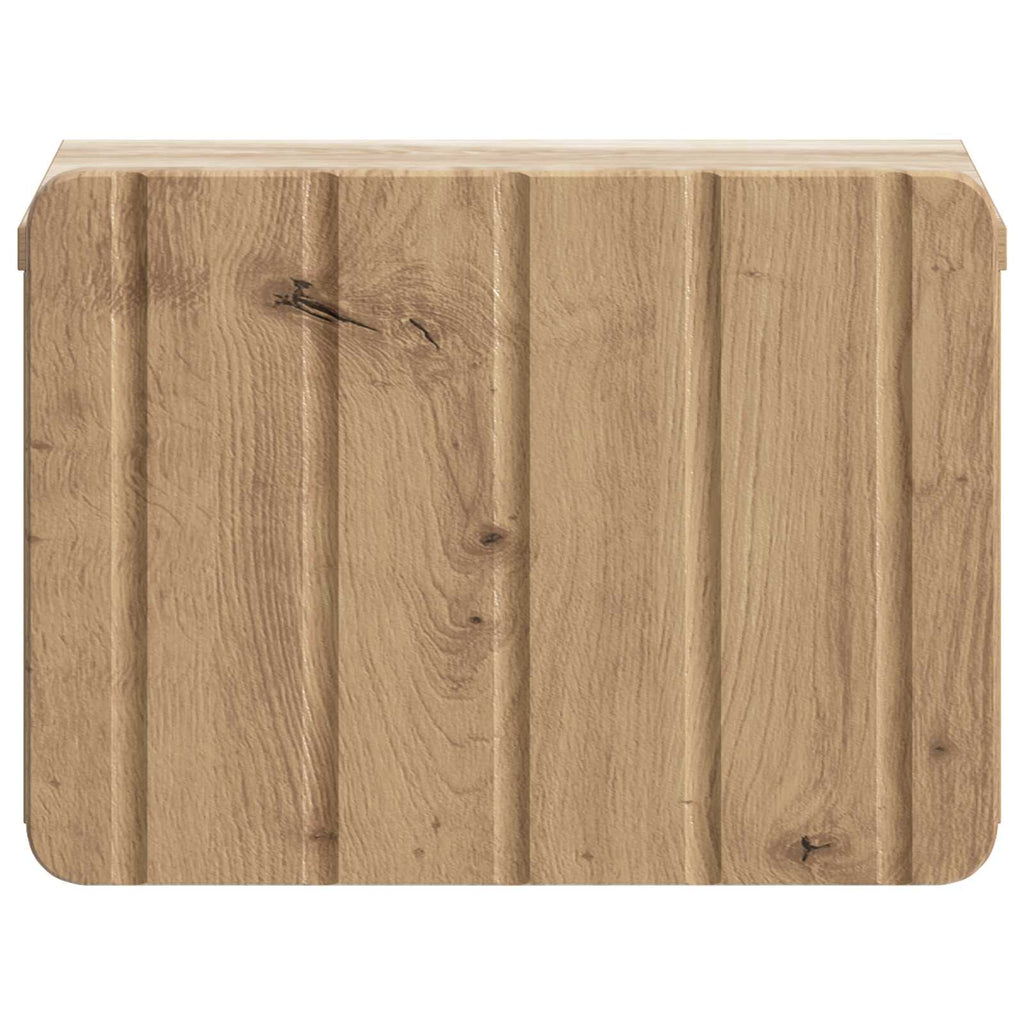 vidaXL Wisząca Szafka Nocna z szufladą Dąb artisan 33 x 34,5 x 24 cm