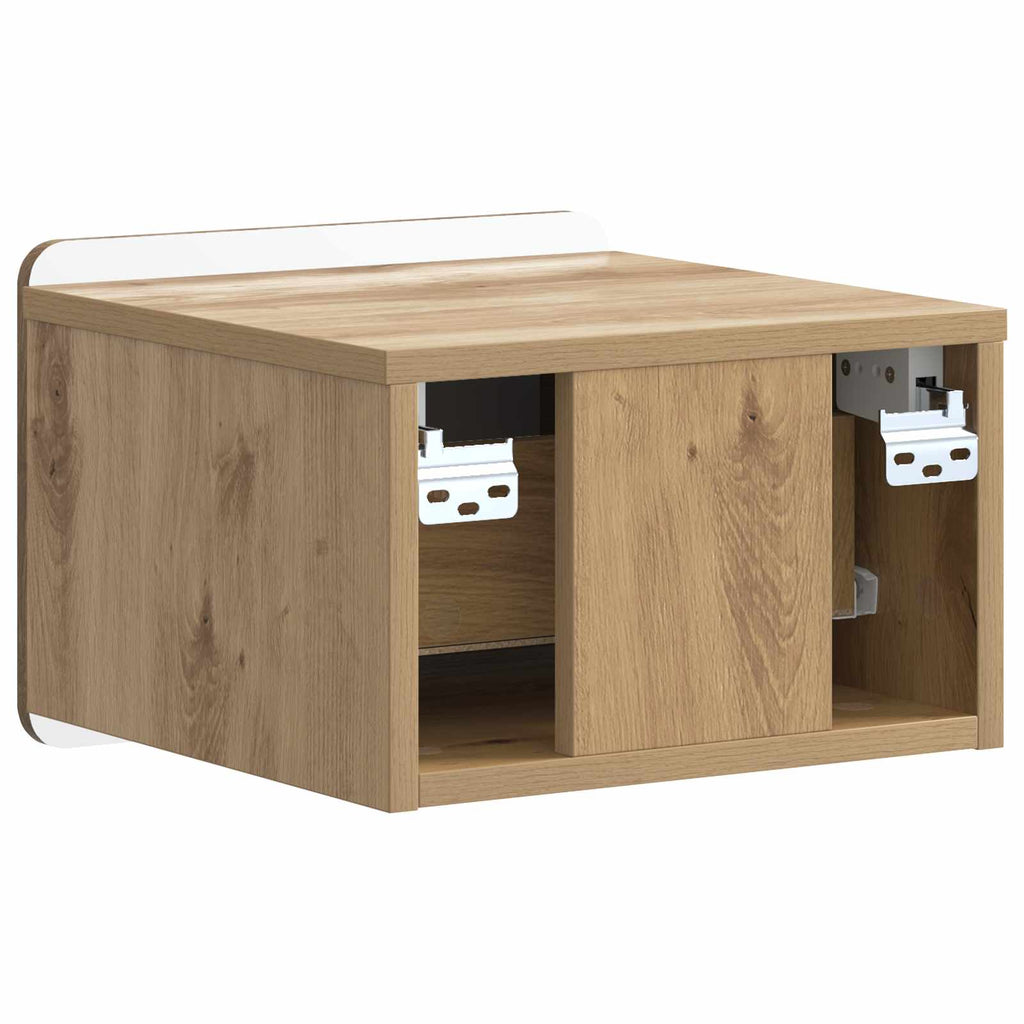 vidaXL Wisząca Szafka Nocna 2 pcs Dąb artisan 33 x 34,5 x 24 cm