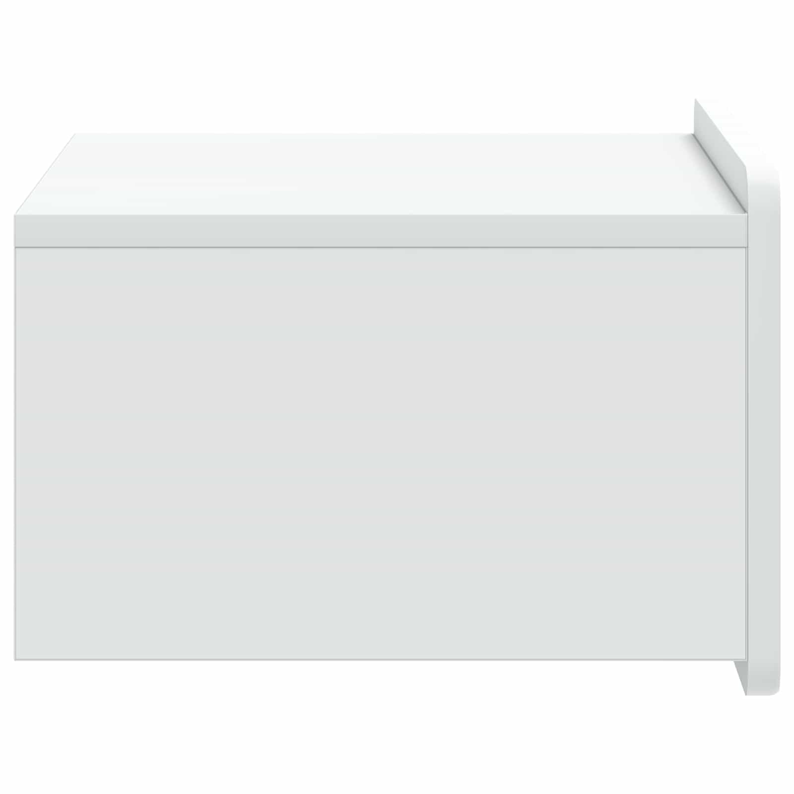 vidaXL Wisząca Szafka Nocna z szufladą 2 pcs Biały 49 x 34,5 x 24 cm