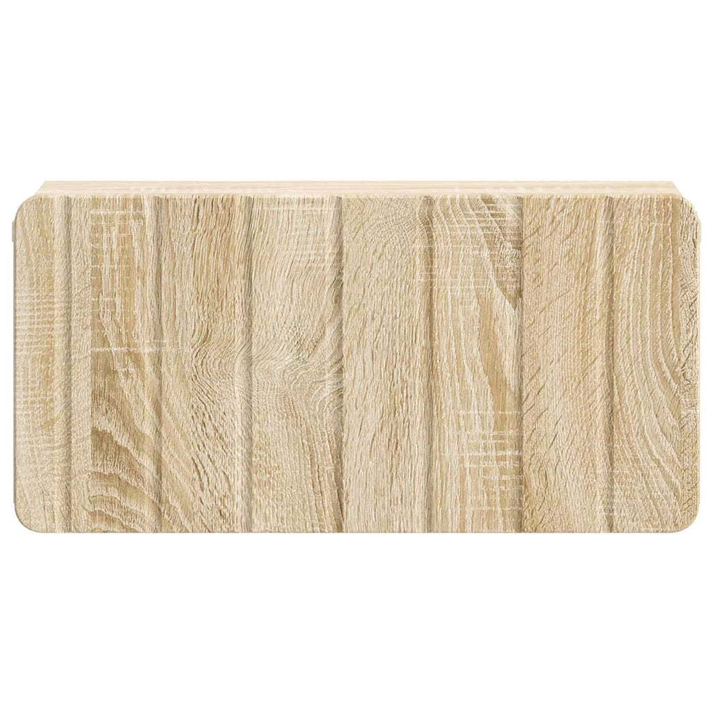 vidaXL Wisząca Szafka Nocna z szufladą dąb Sonoma 49 x 34,5 x 24 cm