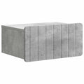vidaXL Wisząca Szafka Nocna Betonowy szary 49 x 34,5 x 24 cm