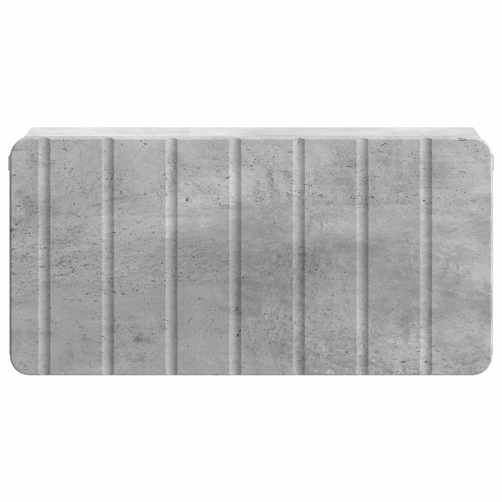 vidaXL Wisząca Szafka Nocna Betonowy szary 49 x 34,5 x 24 cm