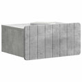 vidaXL Wisząca Szafka Nocna Betonowy szary 49 x 34,5 x 24 cm