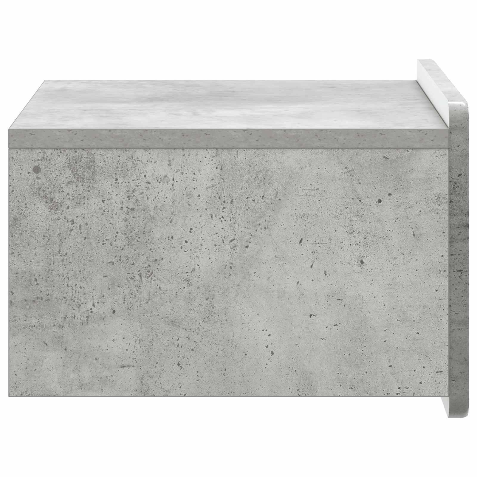vidaXL Wisząca Szafka Nocna Betonowy szary 49 x 34,5 x 24 cm
