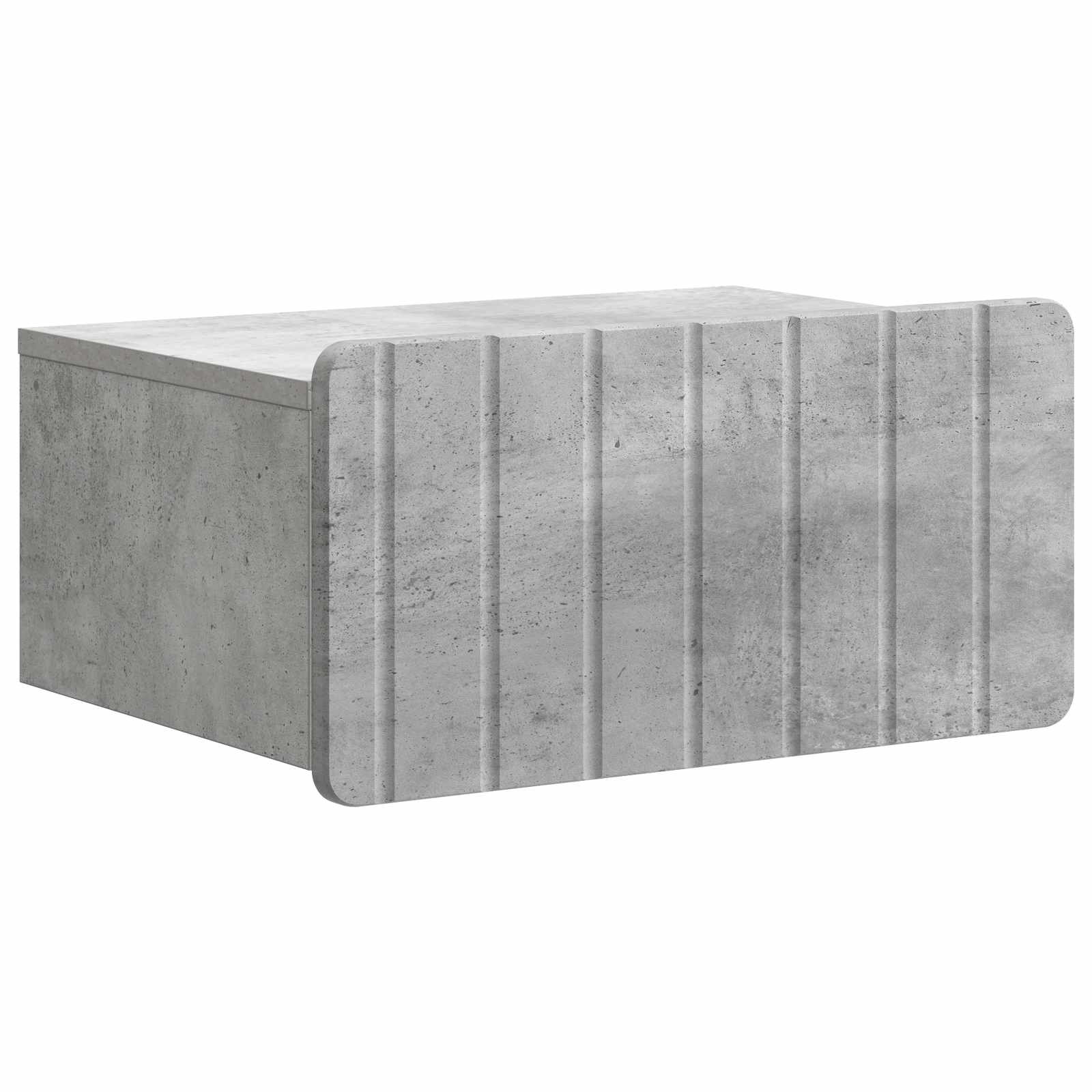 vidaXL Wisząca Szafka Nocna 2 pcs Betonowy szary 49 x 34,5 x 24 cm
