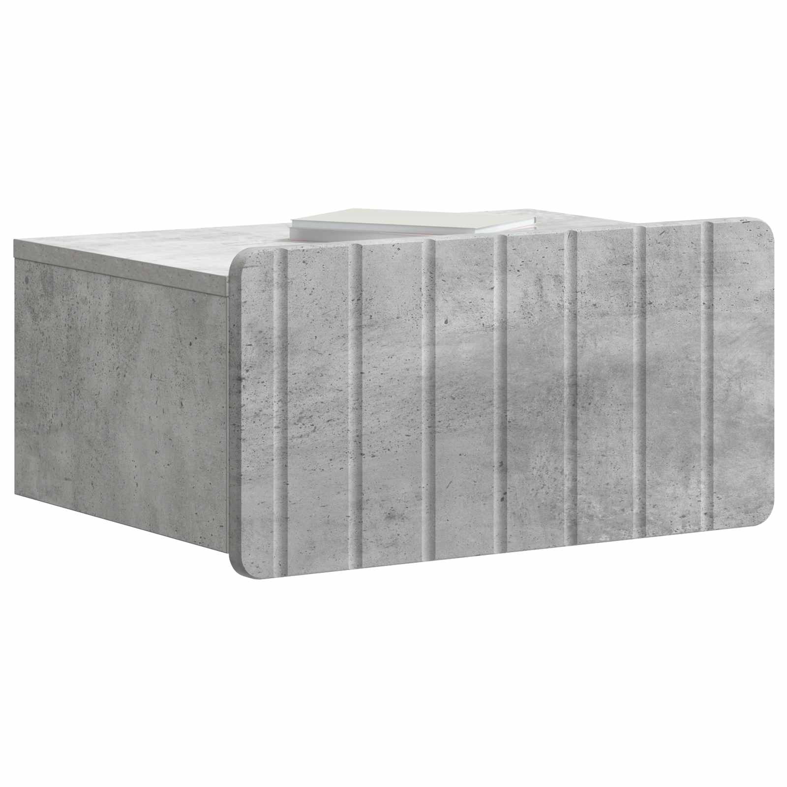 vidaXL Wisząca Szafka Nocna 2 pcs Betonowy szary 49 x 34,5 x 24 cm