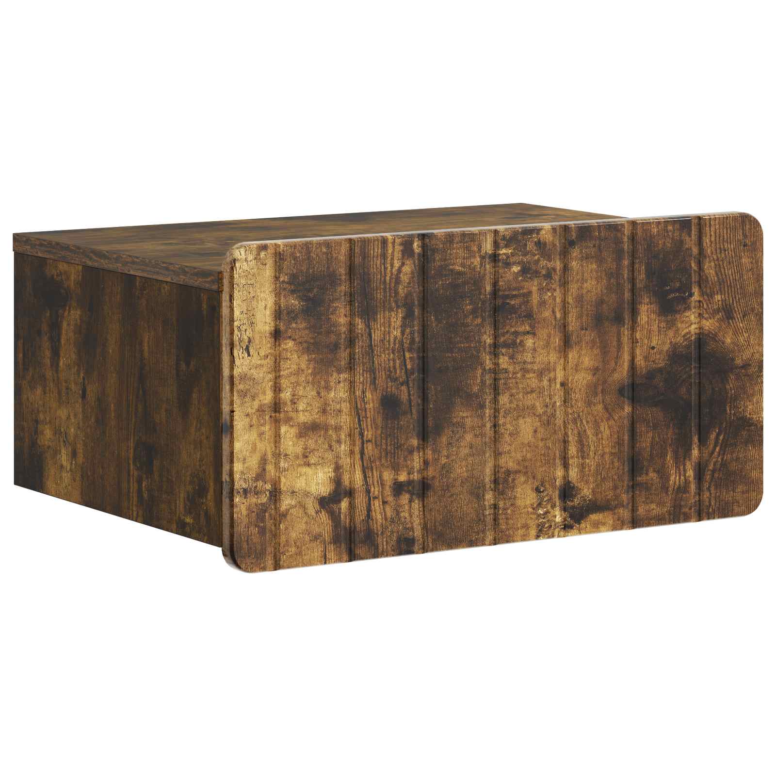 vidaXL Wisząca Szafka Nocna z szufladą Dąb wędzony 49 x 34,5 x 24 cm