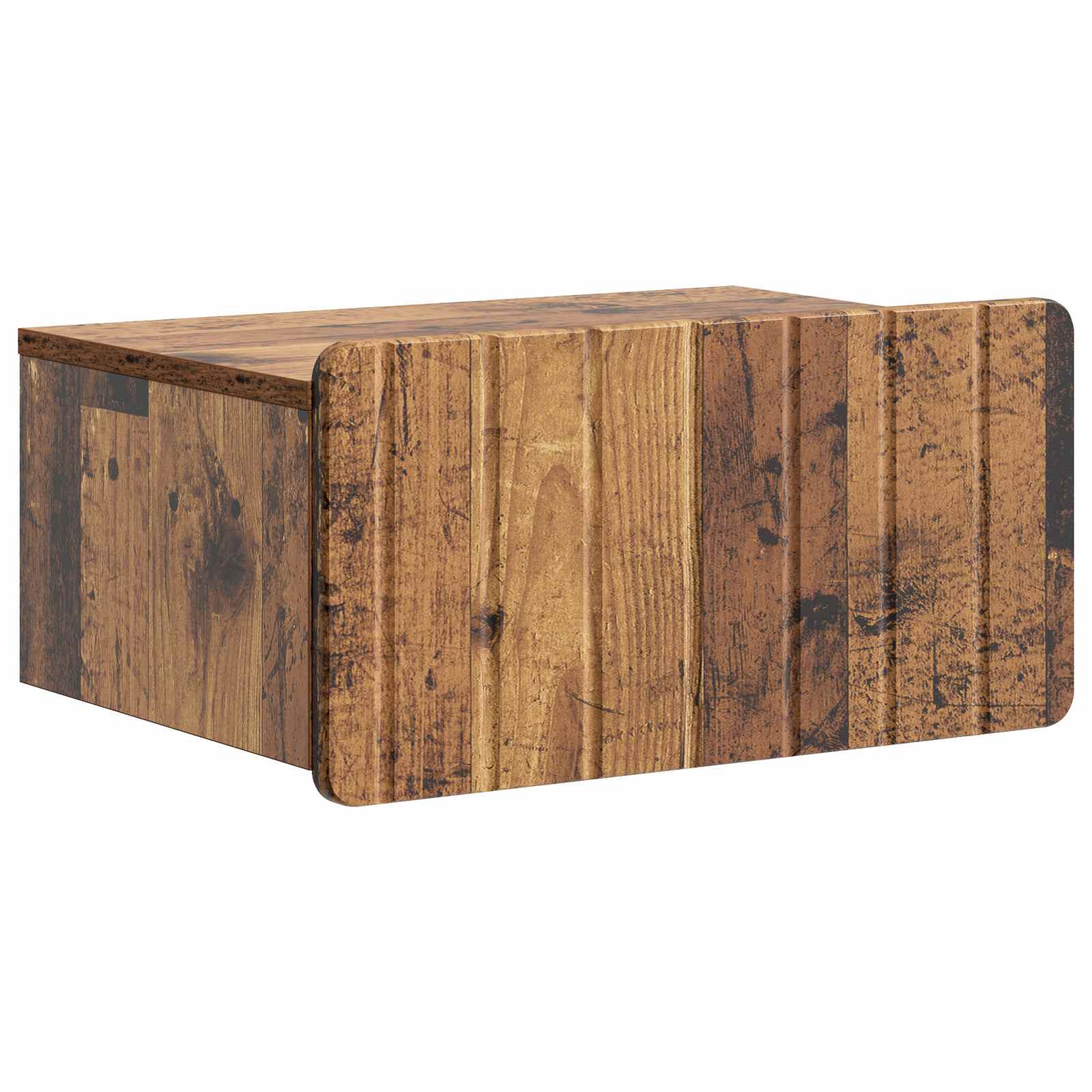 vidaXL Wisząca Szafka Nocna 2 pcs Stare drewno 49 x 34,5 x 24 cm