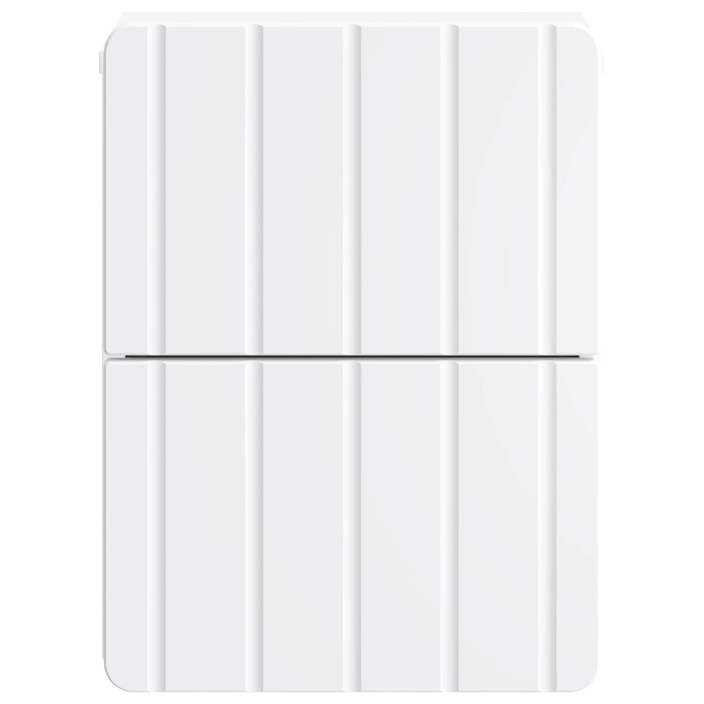 vidaXL Wisząca Szafka Nocna z szufladą 2 pcs Biały 33 x 34,5 x 43 cm