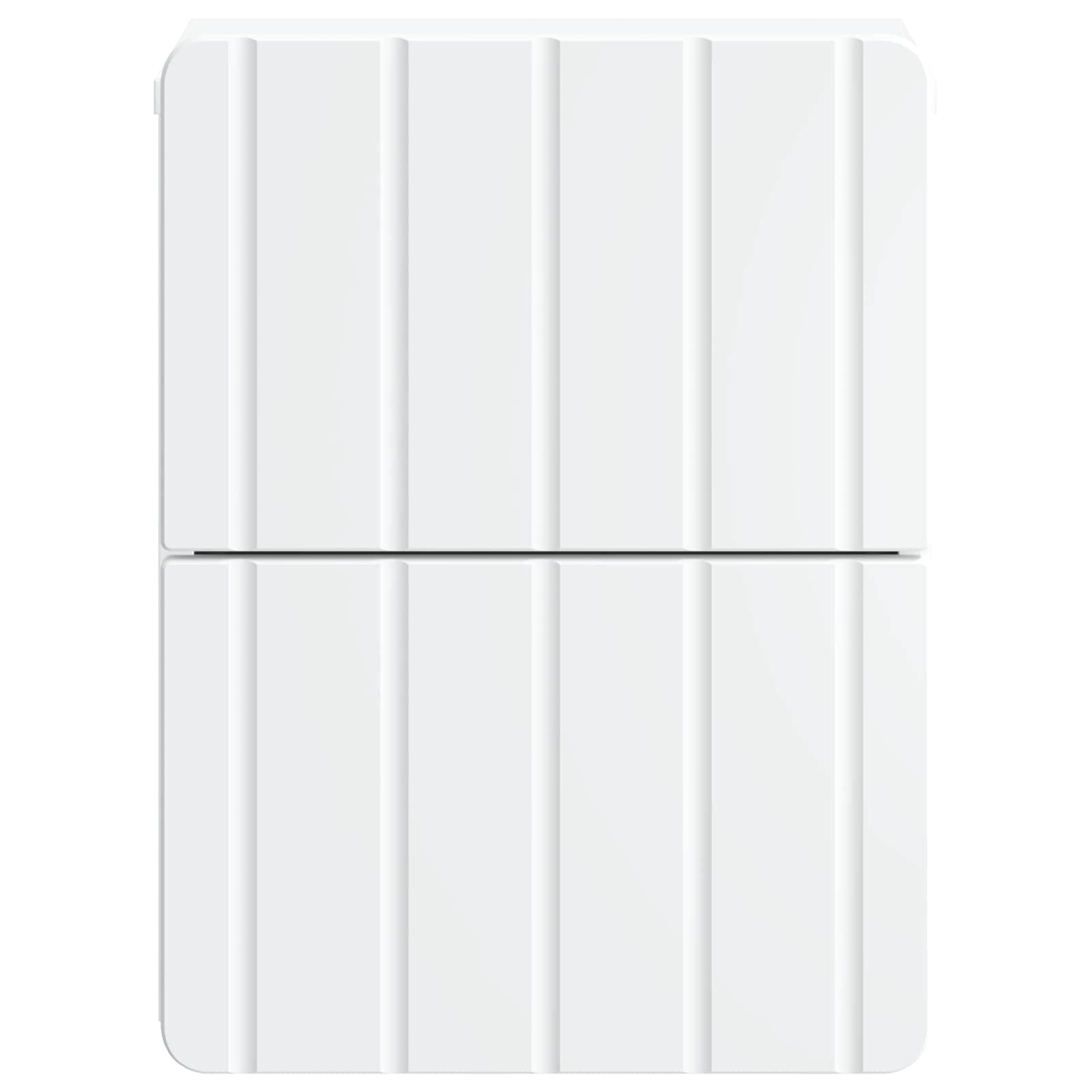 vidaXL Wisząca Szafka Nocna z szufladą 2 pcs Biały 33 x 34,5 x 43 cm