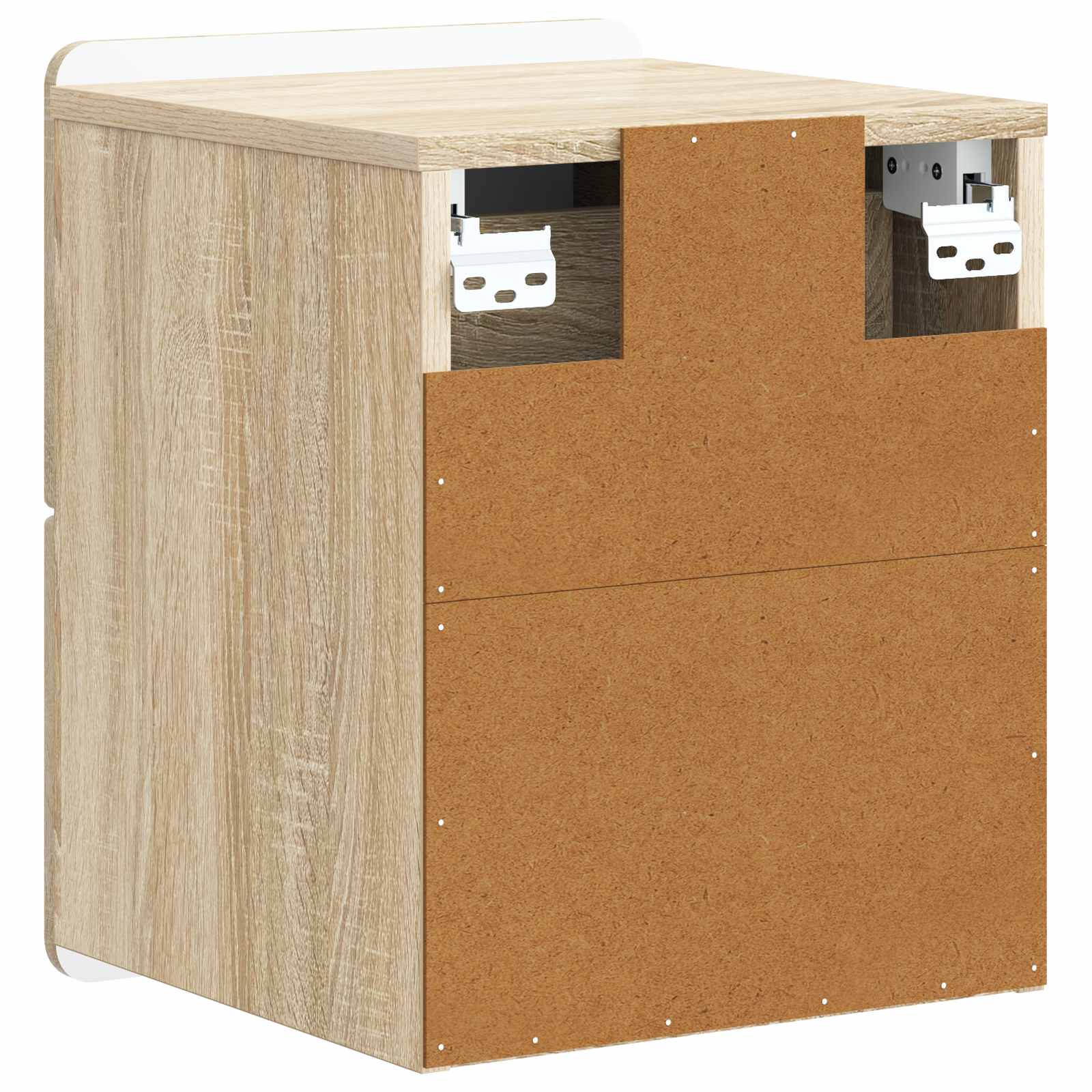vidaXL Wisząca Szafka Nocna 2 pcs dąb Sonoma 33 x 34,5 x 43 cm