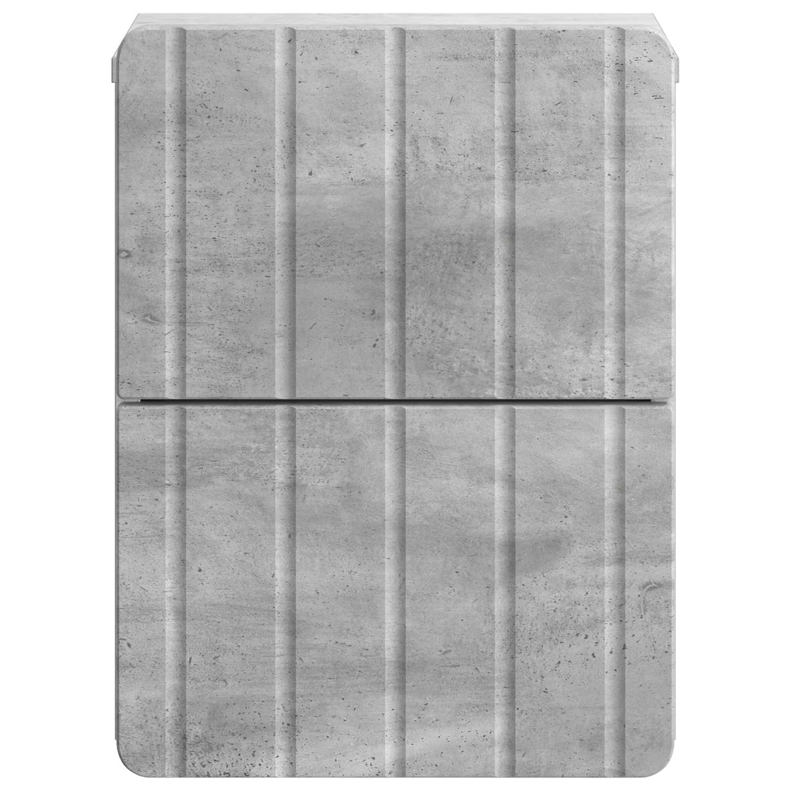 vidaXL Wisząca Szafka Nocna 2 pcs Betonowy szary 33 x 34,5 x 43 cm