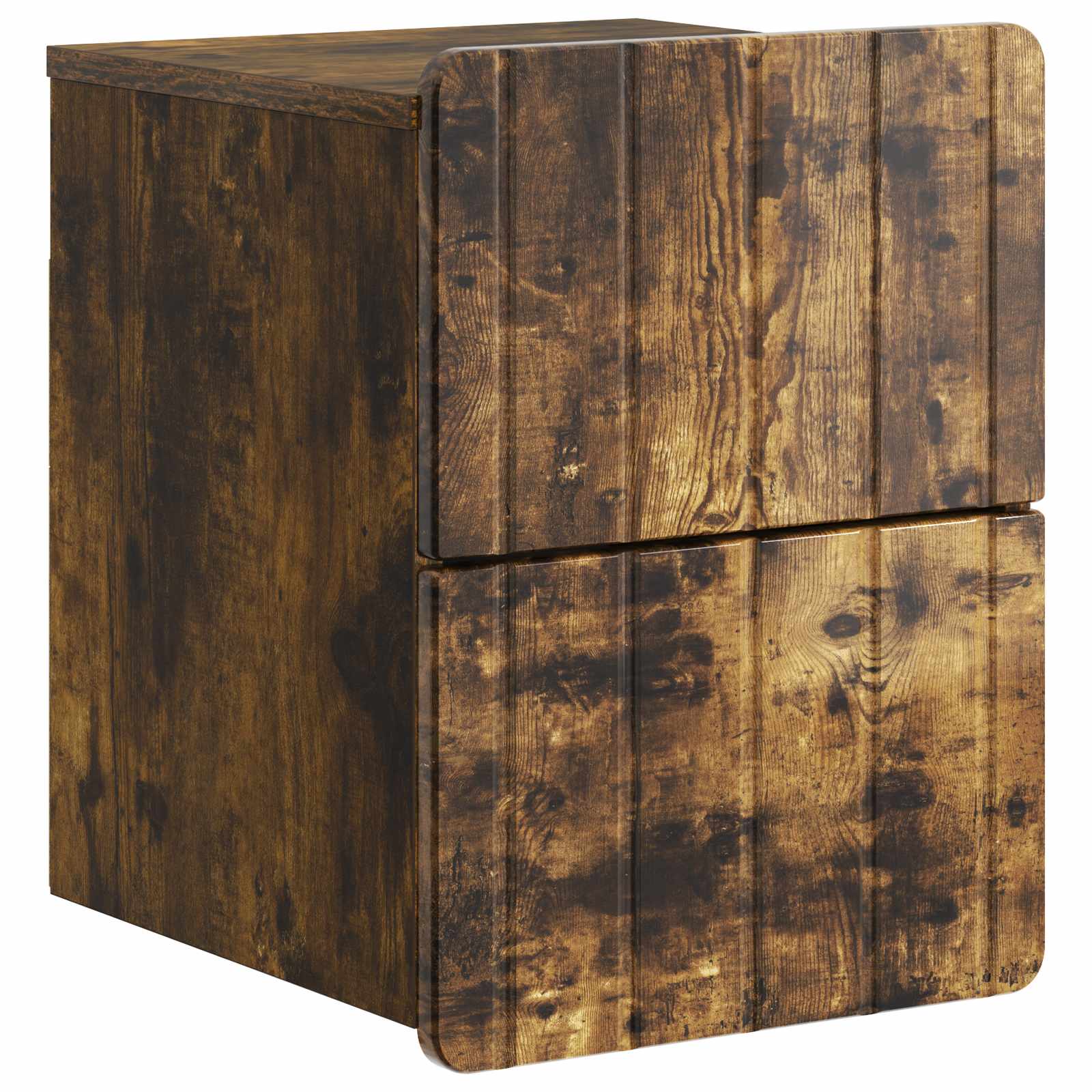 vidaXL Wisząca Szafka Nocna 2 pcs Dąb wędzony 33 x 34,5 x 43 cm