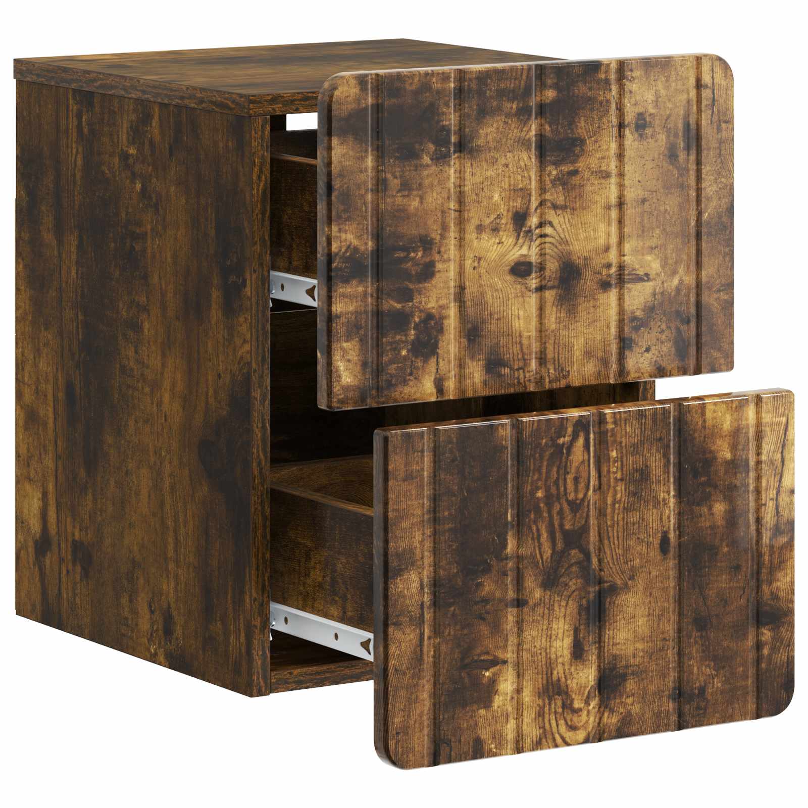 vidaXL Wisząca Szafka Nocna 2 pcs Dąb wędzony 33 x 34,5 x 43 cm