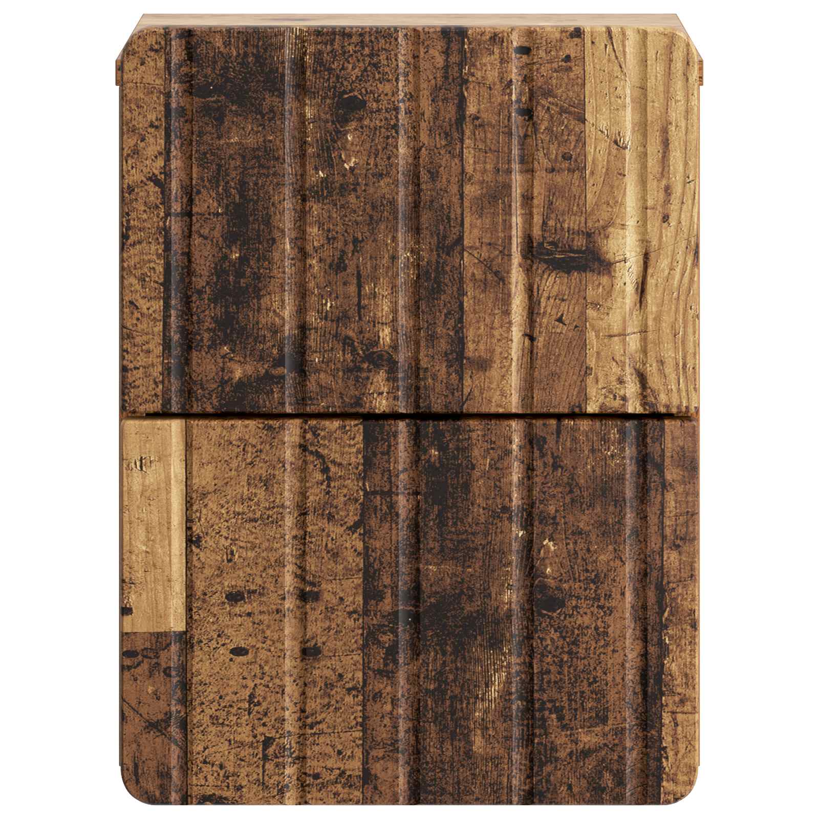 vidaXL Wisząca Szafka Nocna 2 pcs Stare drewno 33 x 34,5 x 43 cm
