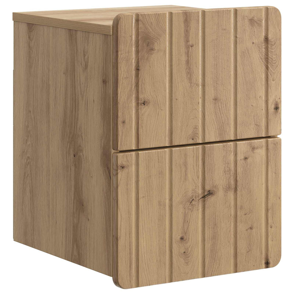vidaXL Wisząca Szafka Nocna 2 pcs Dąb artisan 33 x 34,5 x 43 cm