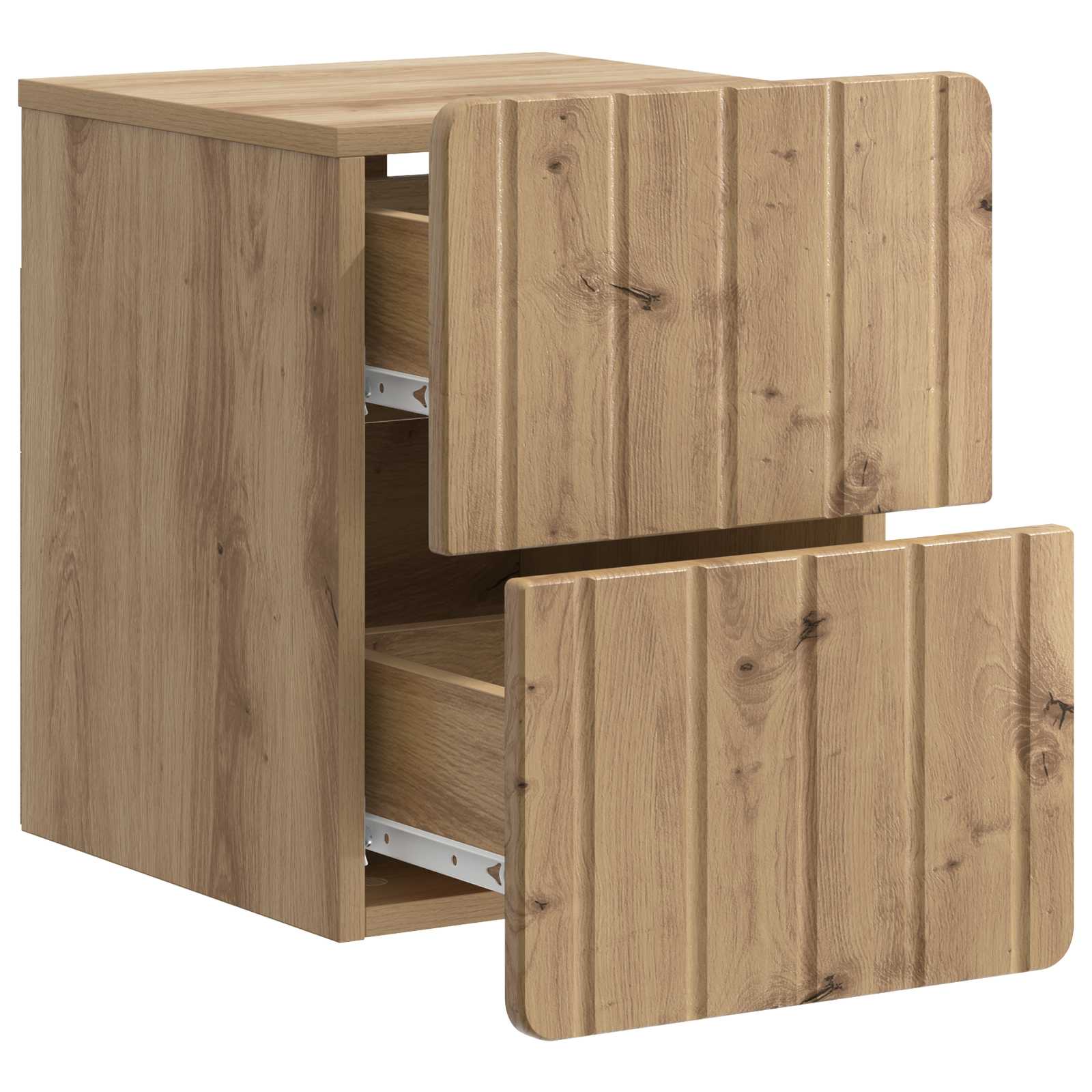 vidaXL Wisząca Szafka Nocna 2 pcs Dąb artisan 33 x 34,5 x 43 cm