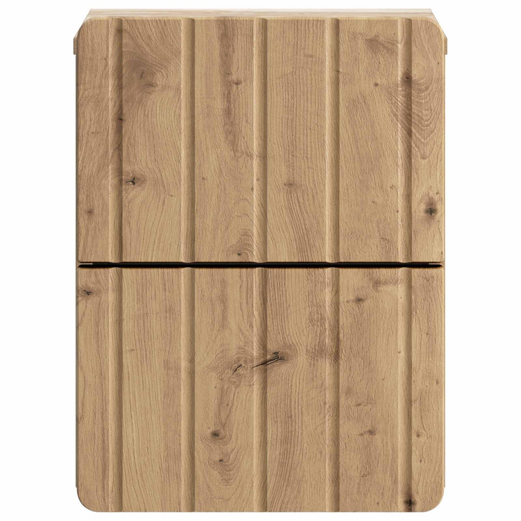 vidaXL Wisząca Szafka Nocna 2 pcs Dąb artisan 33 x 34,5 x 43 cm