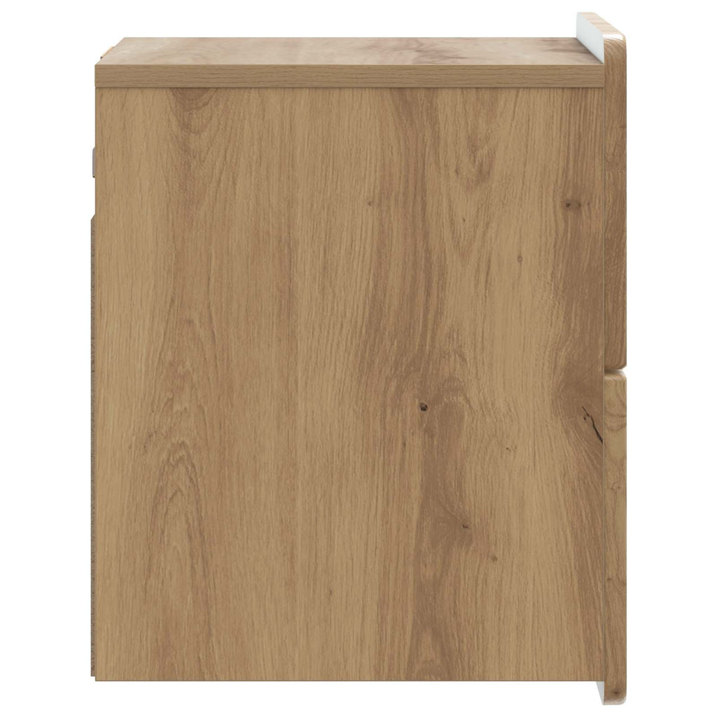 vidaXL Wisząca Szafka Nocna 2 pcs Dąb artisan 33 x 34,5 x 43 cm