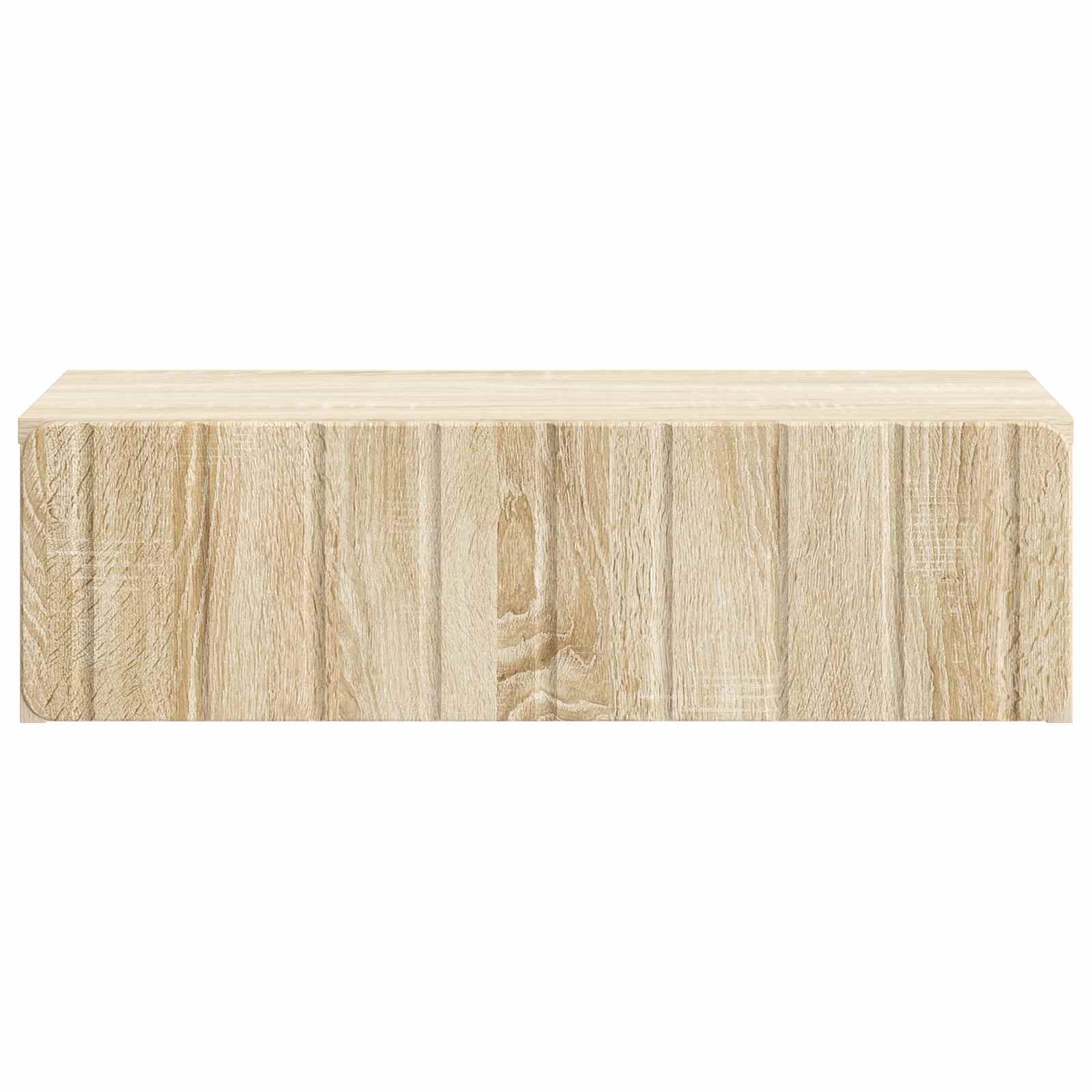 vidaXL Stolik boczny montowany na ścianie dąb Sonoma 59 x 34,5 x 17 cm