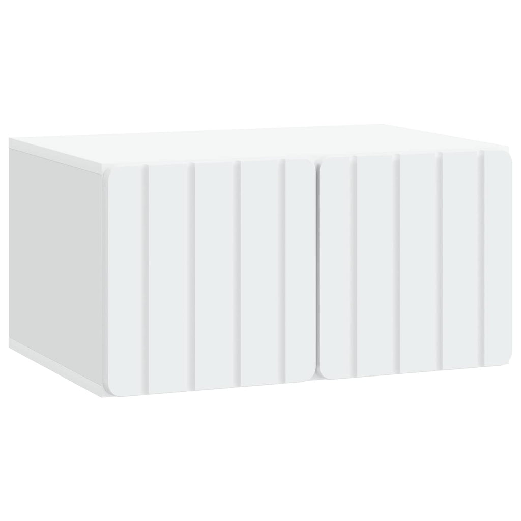 vidaXL Szafka RTV montowana na ścianie 59,5 x 41 x 30 cm Biały