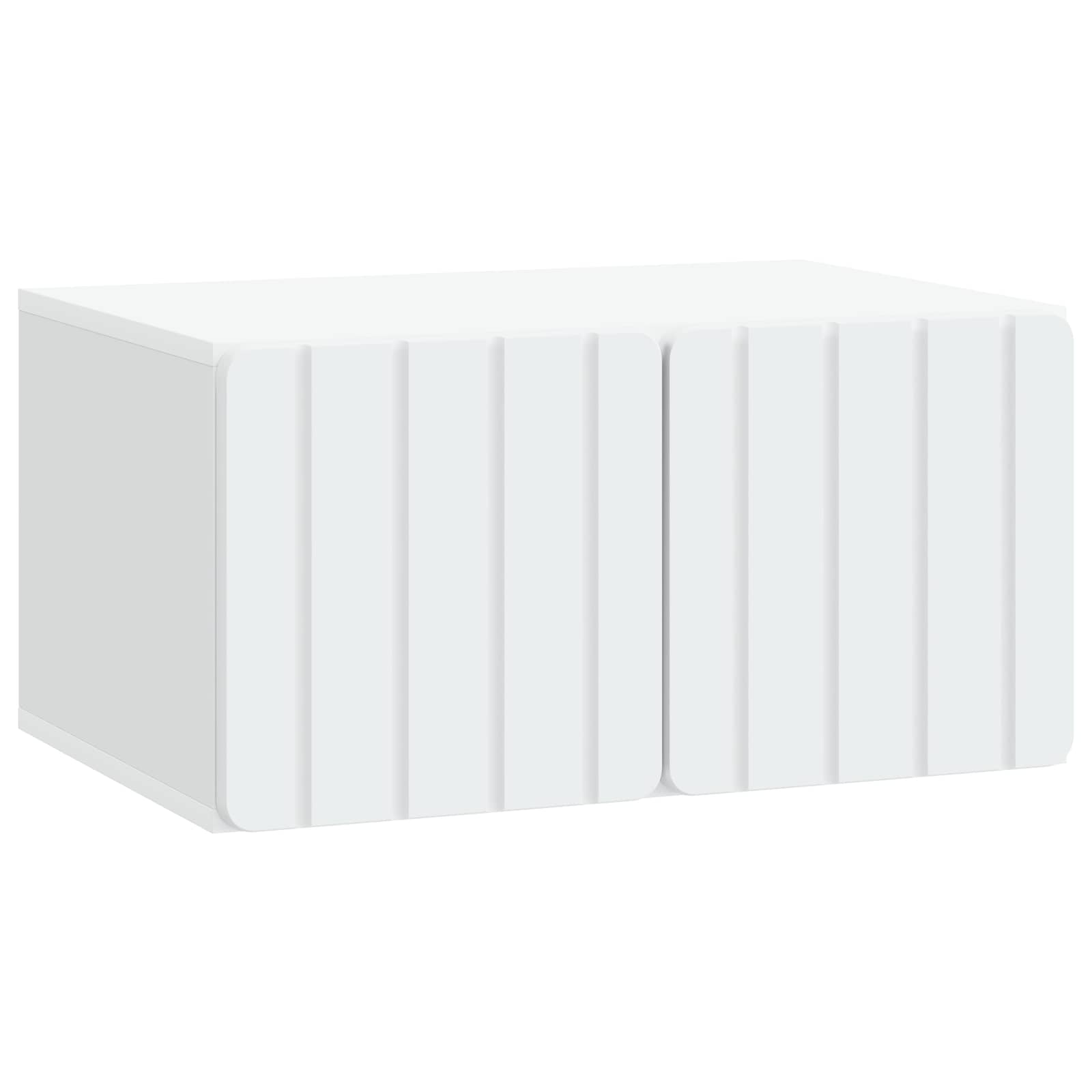 vidaXL Szafka RTV montowana na ścianie 59,5 x 41 x 30 cm Biały