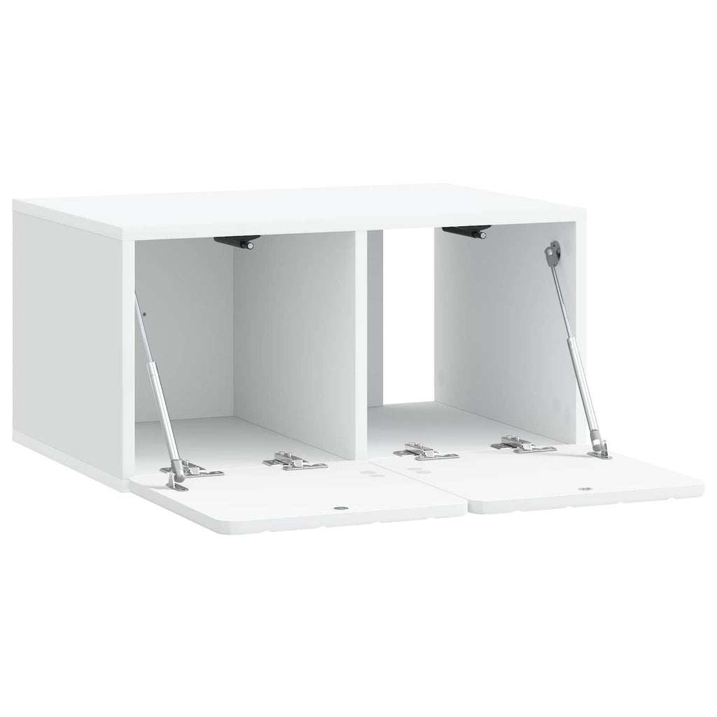 vidaXL Szafka RTV montowana na ścianie 59,5 x 41 x 30 cm Biały