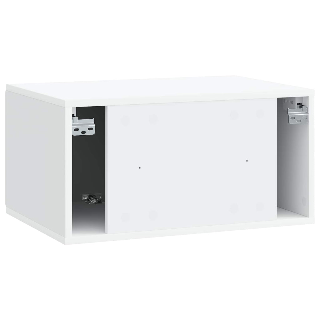 vidaXL Szafka RTV montowana na ścianie 59,5 x 41 x 30 cm Biały