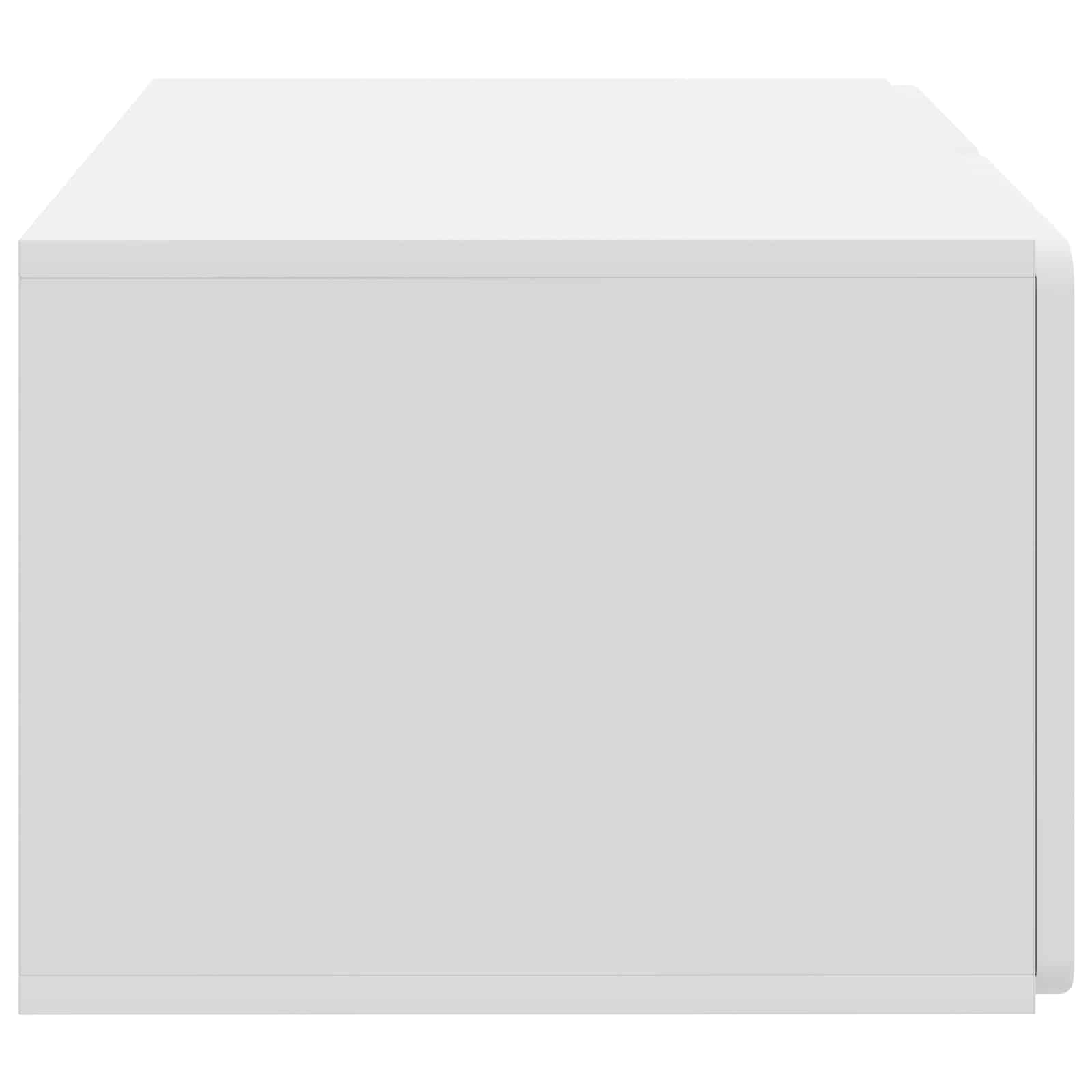 vidaXL Szafka RTV montowana na ścianie 59,5 x 41 x 30 cm Biały