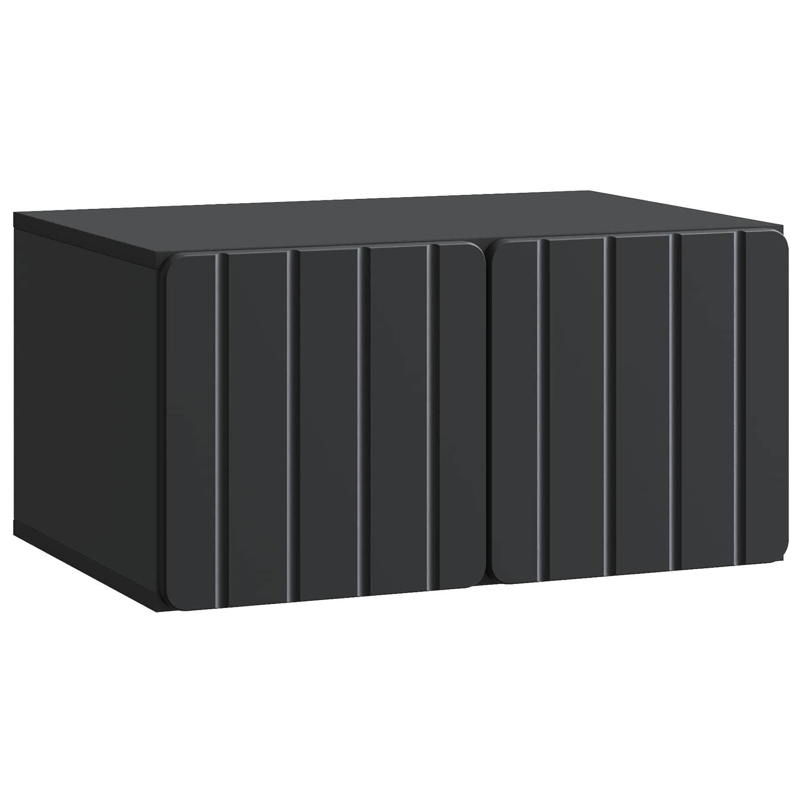 vidaXL Szafka RTV montowana na ścianie 59,5 x 41 x 30 cm Czarny