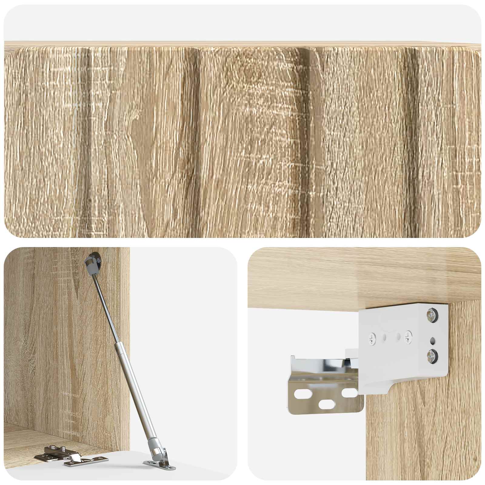 vidaXL Szafka RTV montowana na ścianie 59,5 x 41 x 30 cm dąb Sonoma