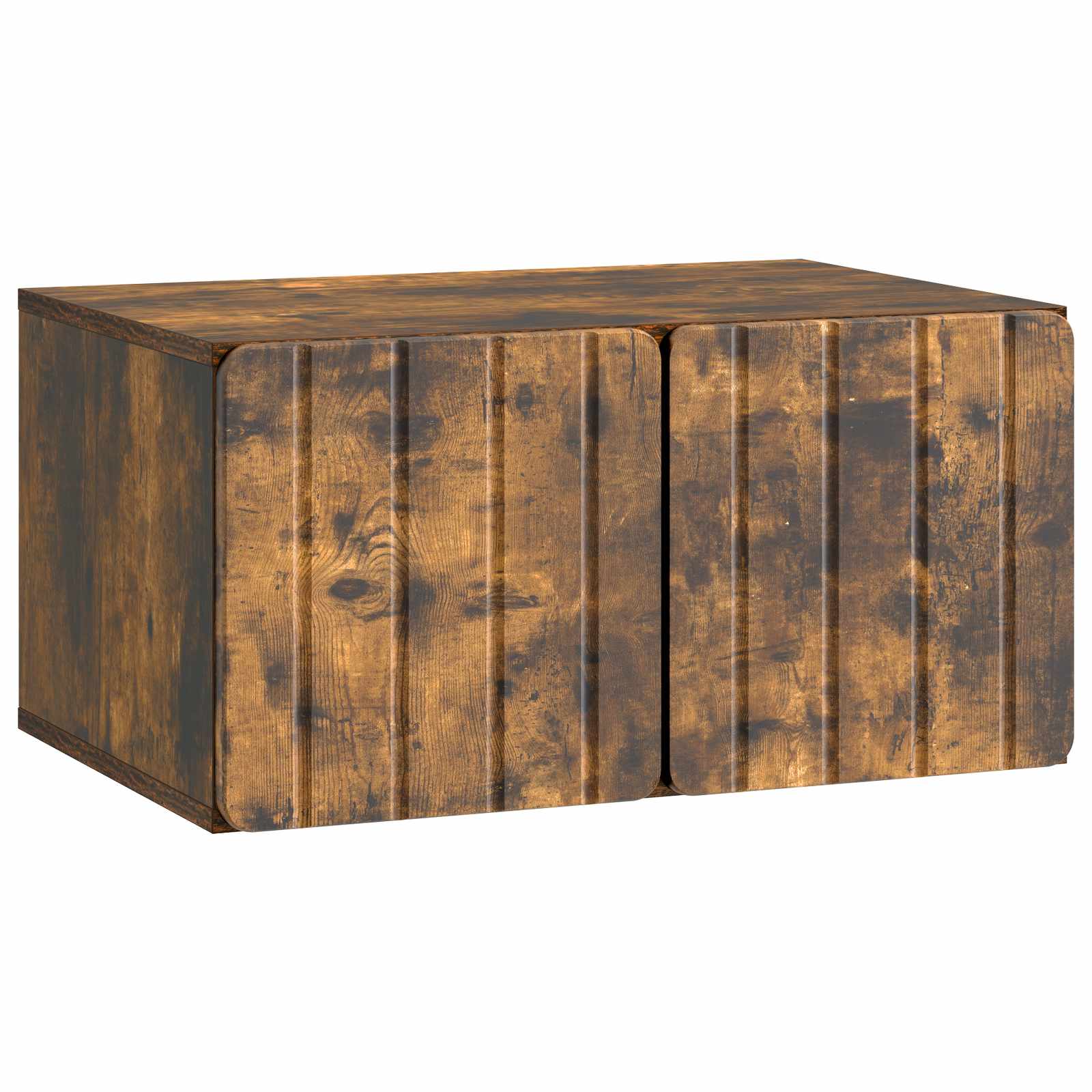 vidaXL Szafka RTV montowana na ścianie Dąb wędzony 59,5 x 41 x 30 cm