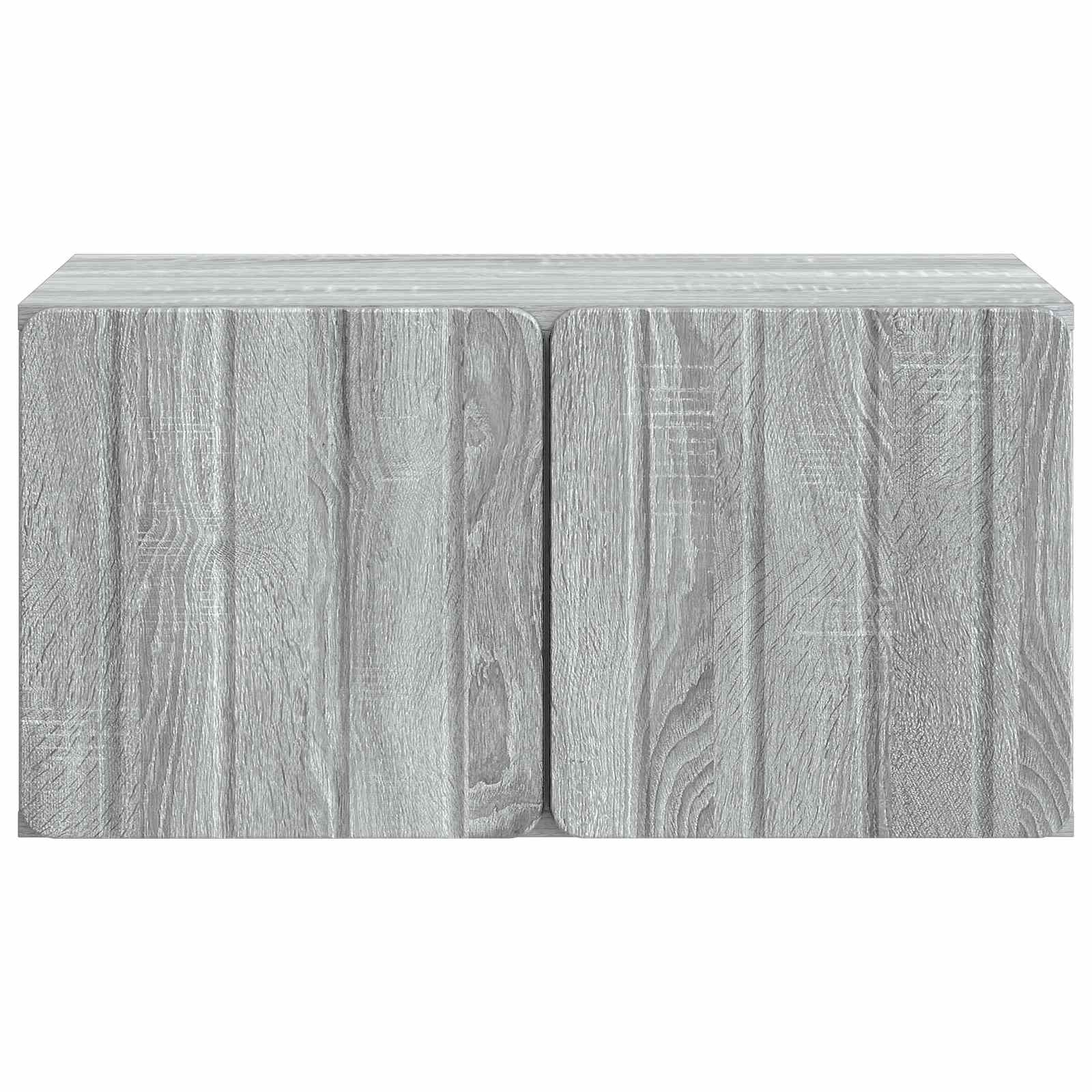 vidaXL Szafka RTV montowana na ścianie Szary Sonoma 59,5 x 41 x 30 cm