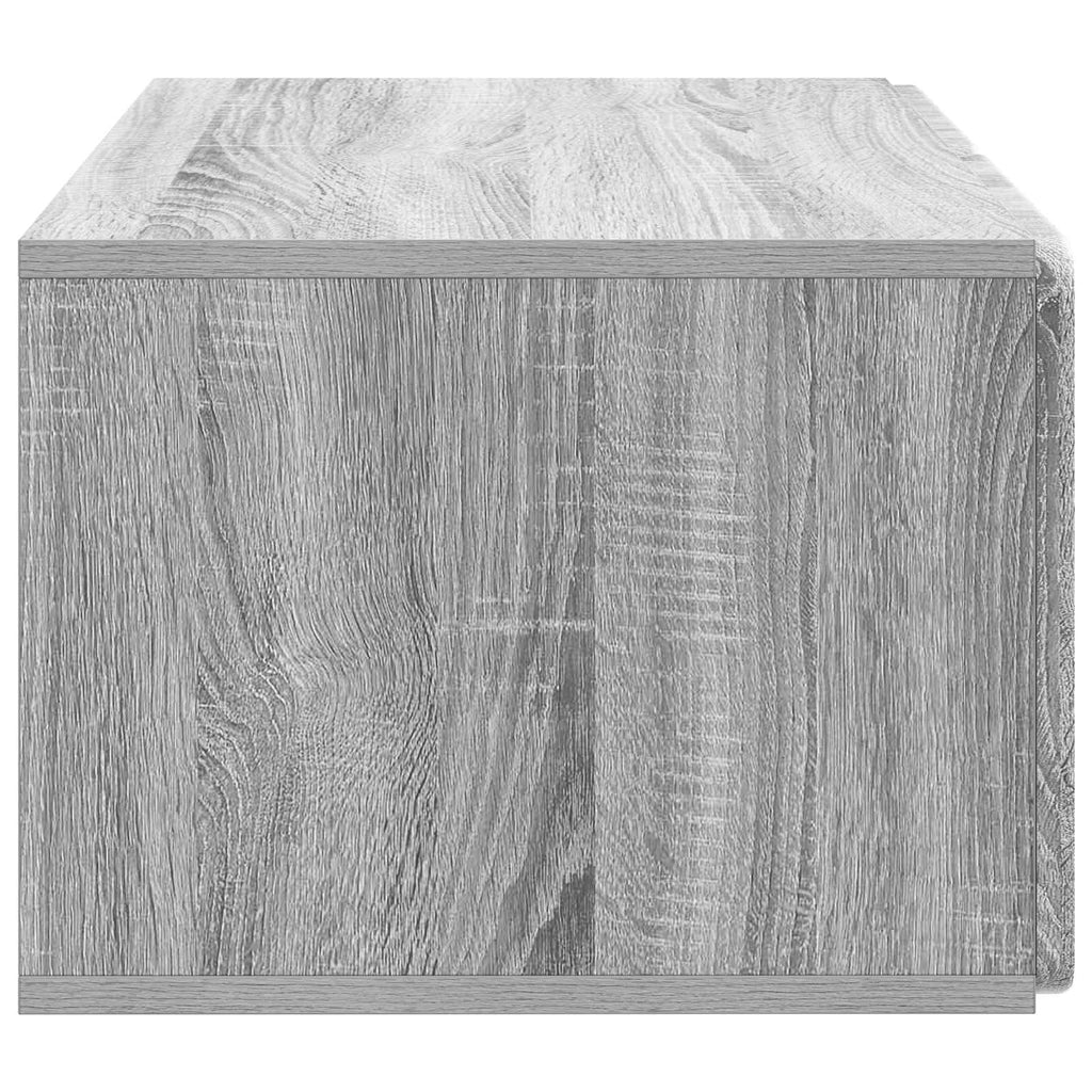 vidaXL Szafka RTV montowana na ścianie Szary Sonoma 59,5 x 41 x 30 cm