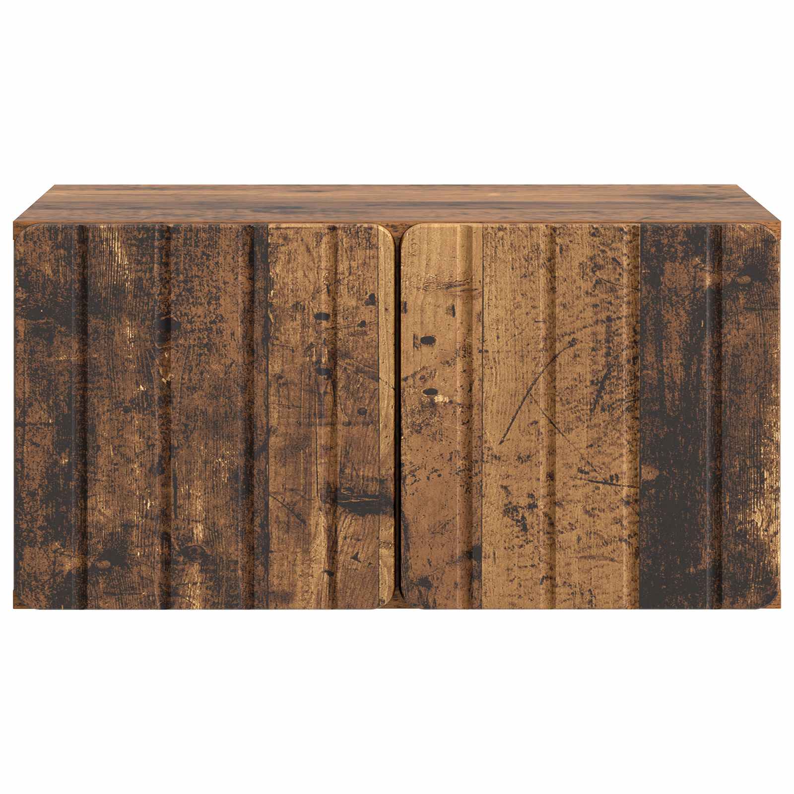 vidaXL Szafka RTV montowana na ścianie Stare drewno 59,5 x 41 x 30 cm