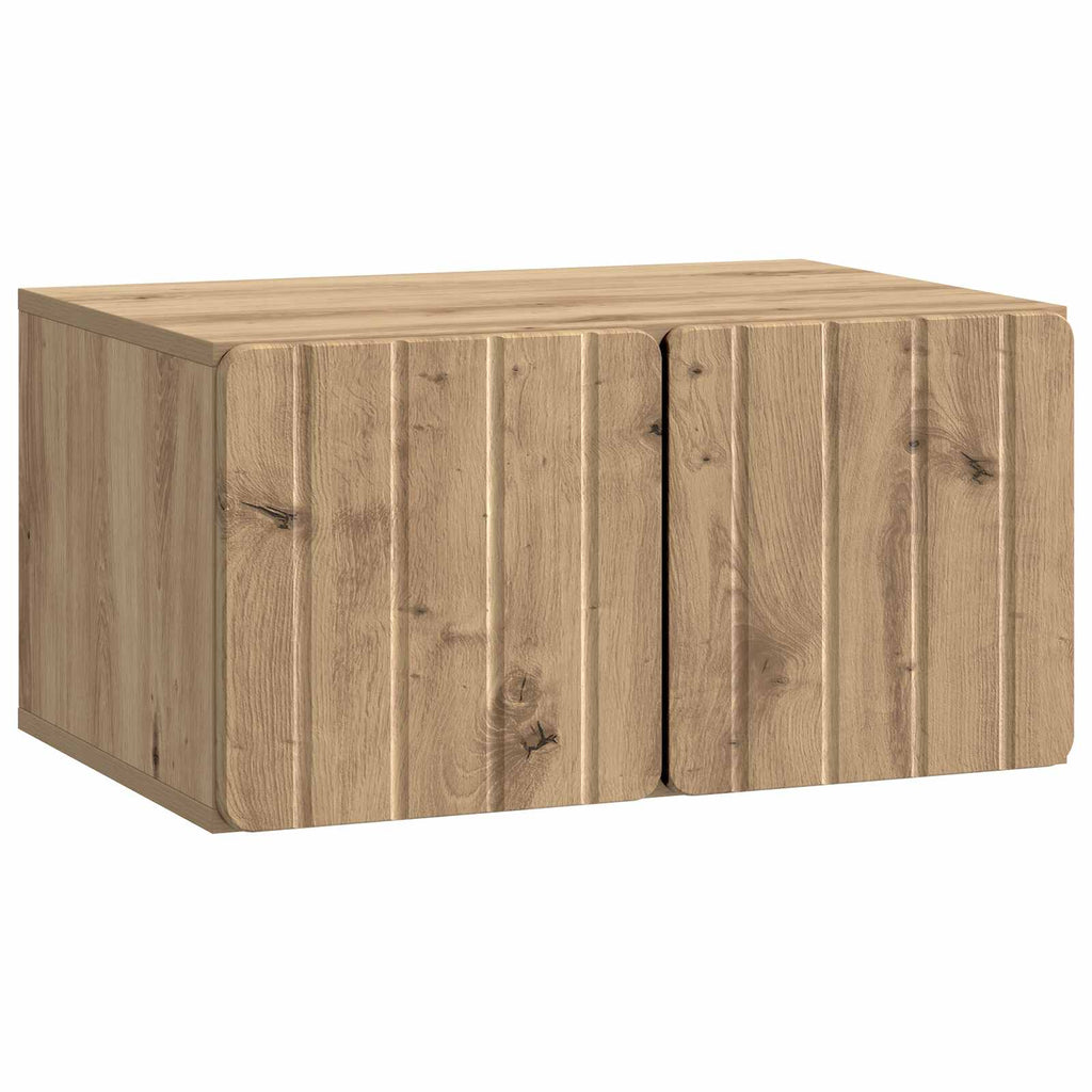 vidaXL Szafka RTV montowana na ścianie 59,5 x 41 x 30 cm Dąb artisan