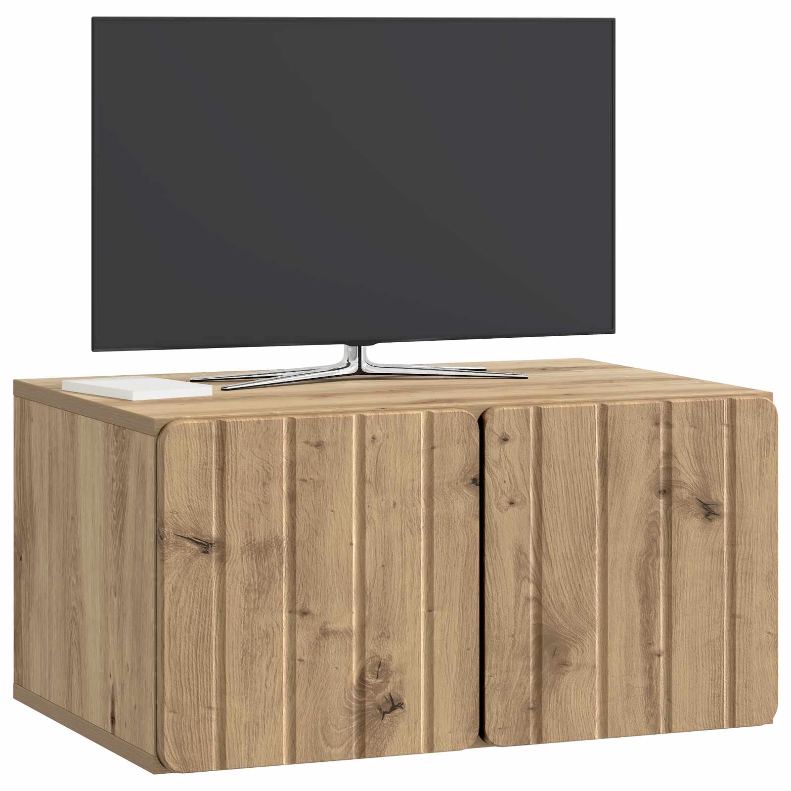 vidaXL Szafka RTV montowana na ścianie 59,5 x 41 x 30 cm Dąb artisan