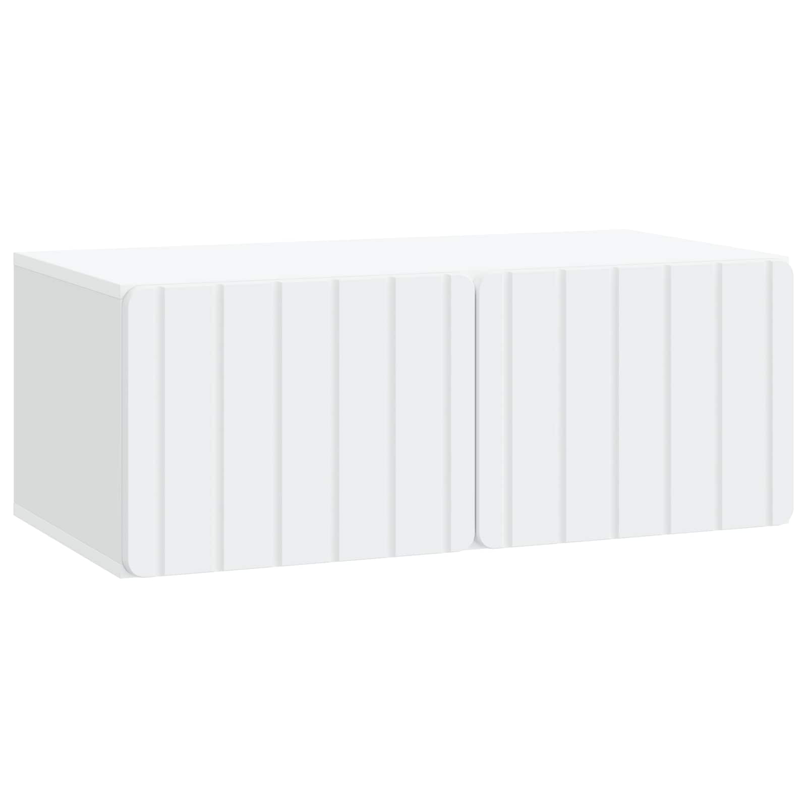 vidaXL Szafka RTV montowana na ścianie 78,5 x 41 x 30 cm Biały