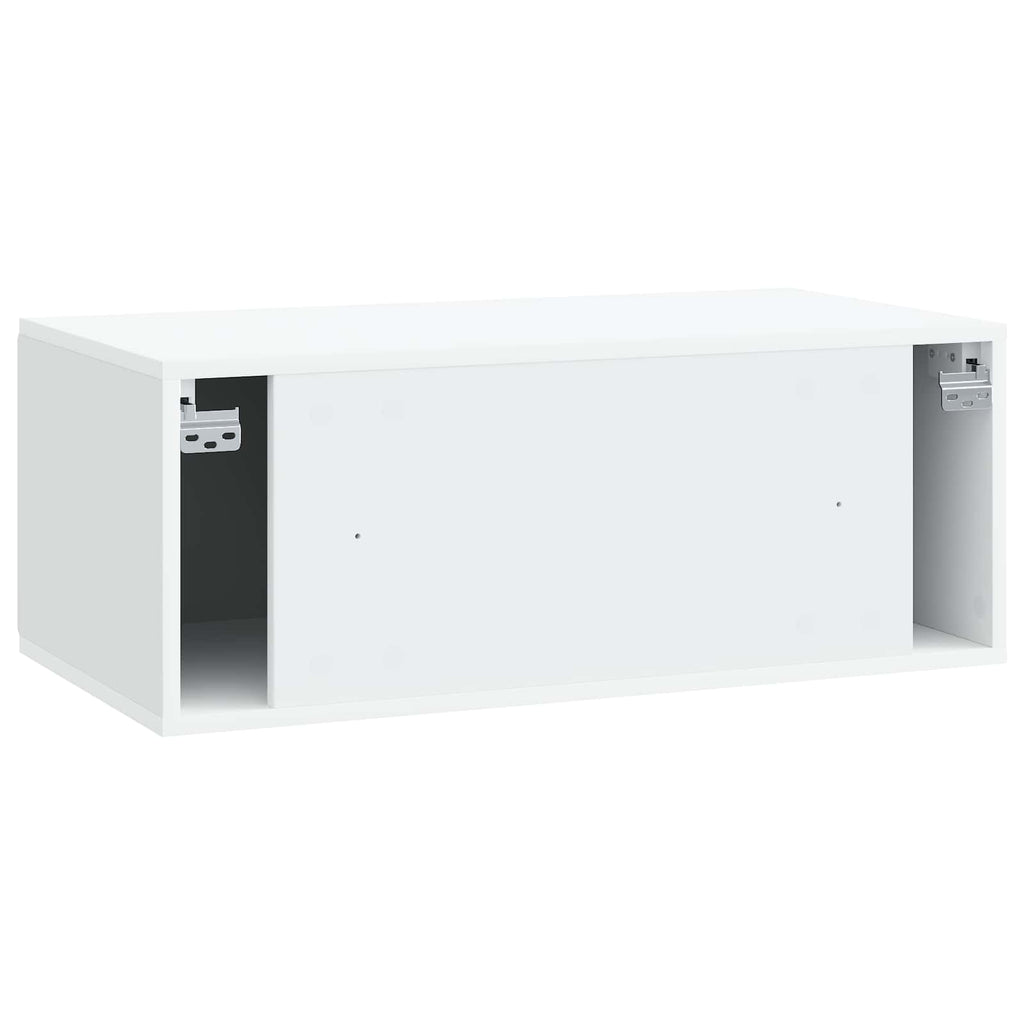 vidaXL Szafka RTV montowana na ścianie 78,5 x 41 x 30 cm Biały