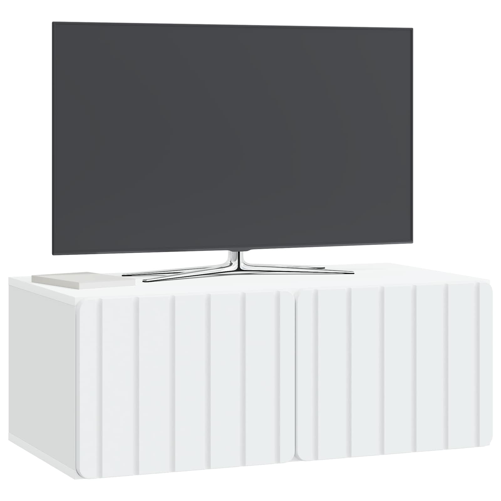 vidaXL Szafka RTV montowana na ścianie 78,5 x 41 x 30 cm Biały