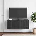 vidaXL Szafka RTV montowana na ścianie 78,5 x 41 x 30 cm Czarny