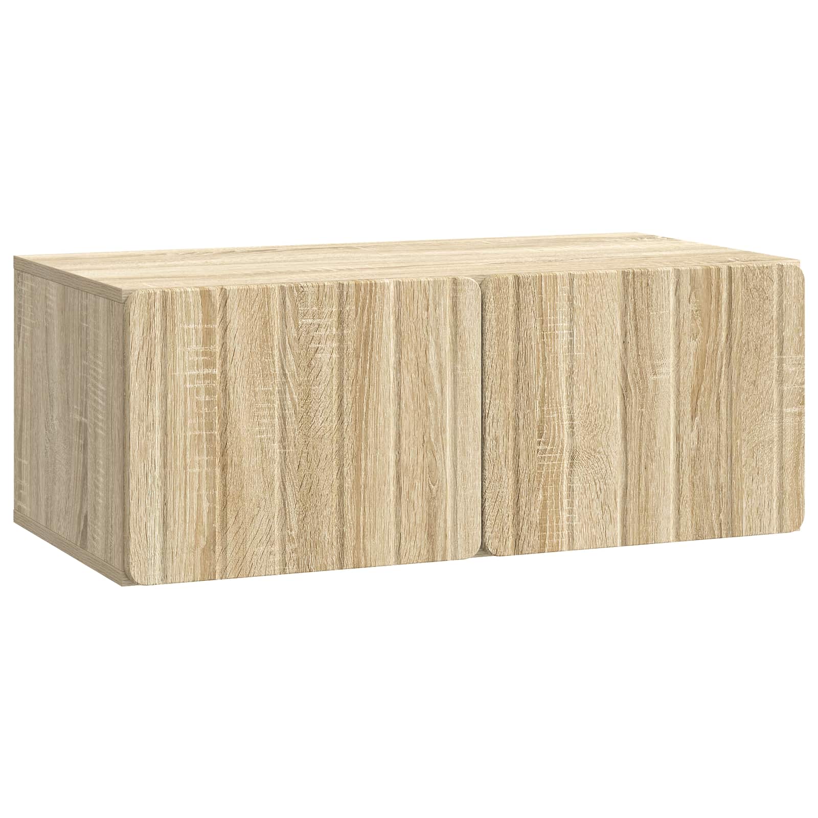 vidaXL Szafka RTV montowana na ścianie 78,5 x 41 x 30 cm dąb Sonoma