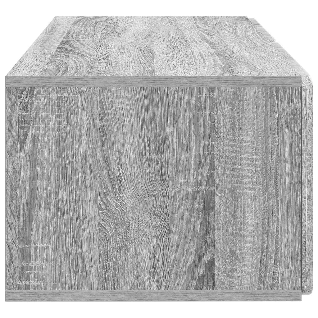 vidaXL Szafka RTV montowana na ścianie Szary Sonoma 78,5 x 41 x 30 cm