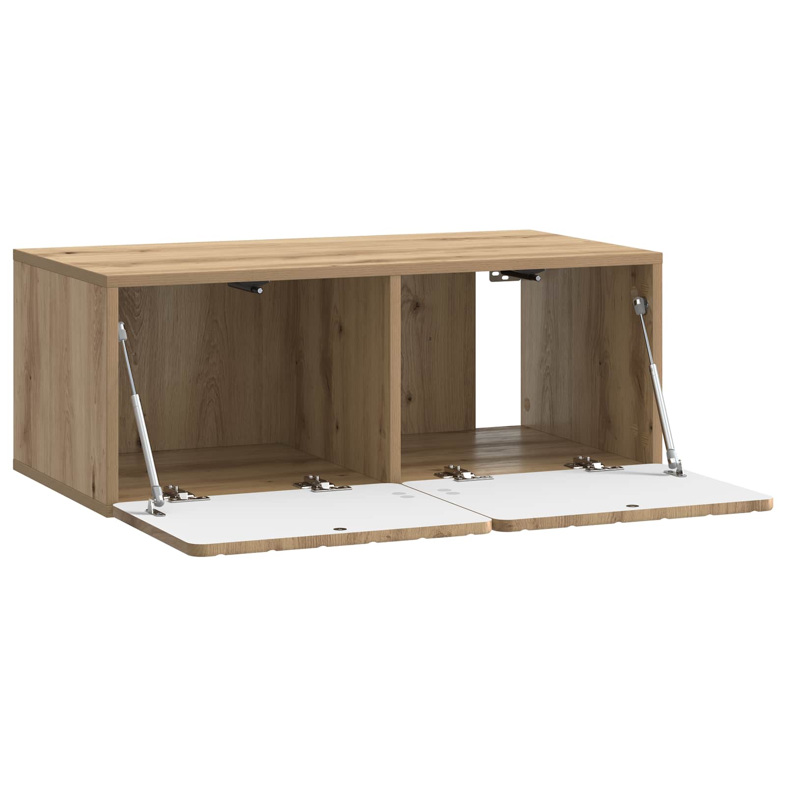 vidaXL Szafka RTV montowana na ścianie Dąb artisan 78,5 x 41 x 30 cm
