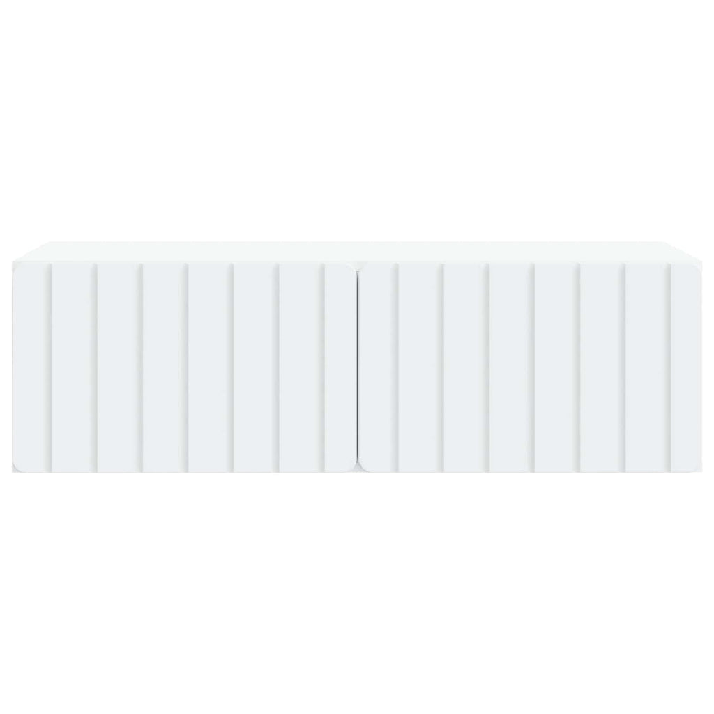 vidaXL Szafka RTV montowana na ścianie 98 x 41 x 30 cm Biały