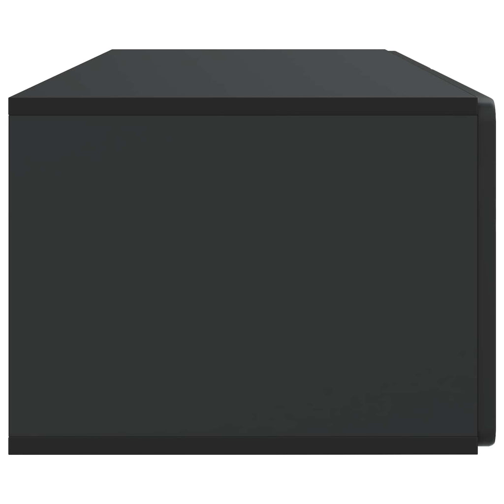 vidaXL Szafka RTV montowana na ścianie 98 x 41 x 30 cm Czarny