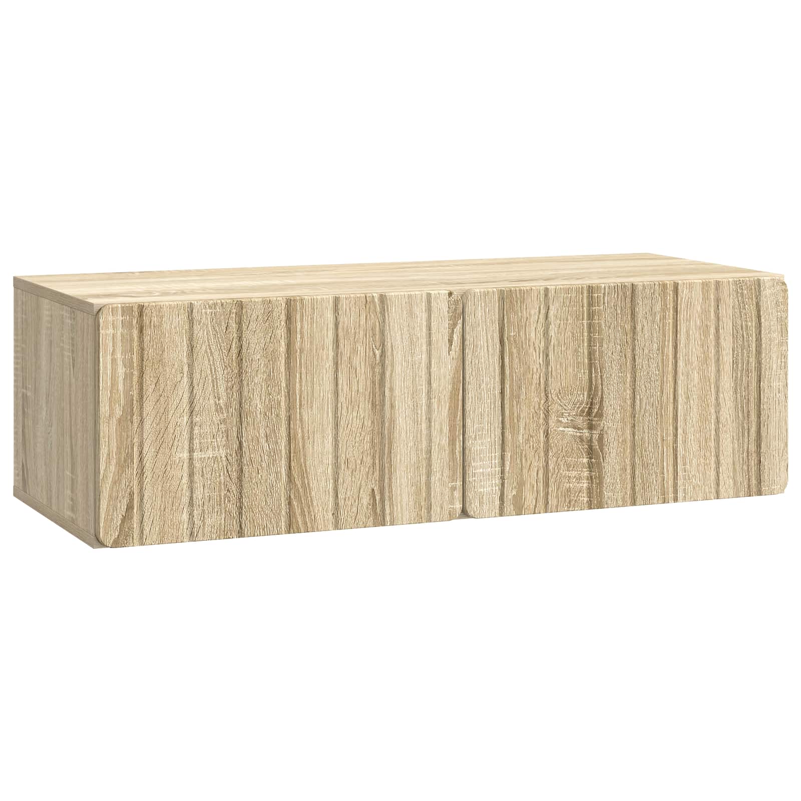 vidaXL Szafka RTV montowana na ścianie 98 x 41 x 30 cm dąb Sonoma
