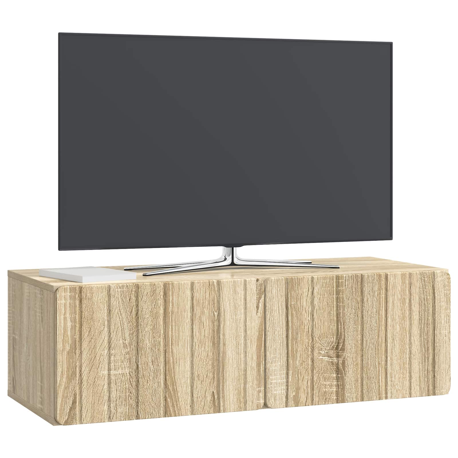 vidaXL Szafka RTV montowana na ścianie 98 x 41 x 30 cm dąb Sonoma